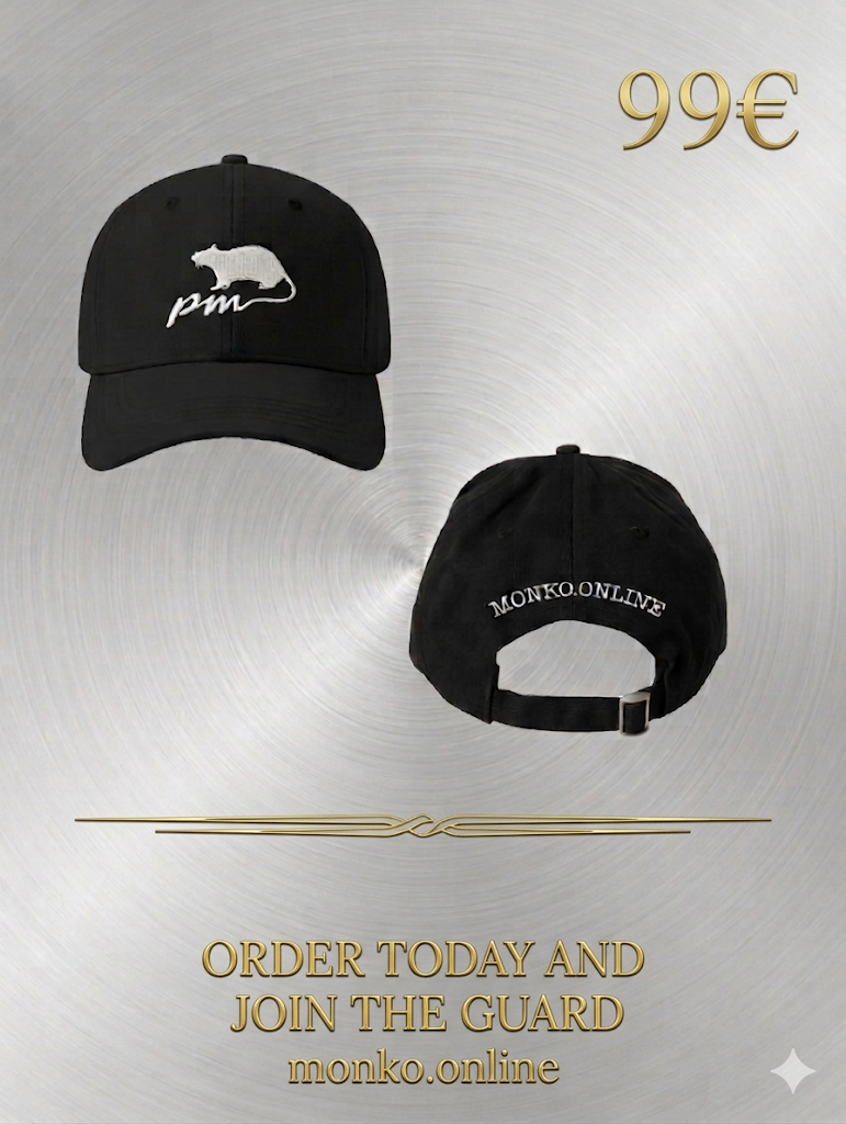 Monko.online Guard Cap - Limited Edition Alchemist Gold 99€